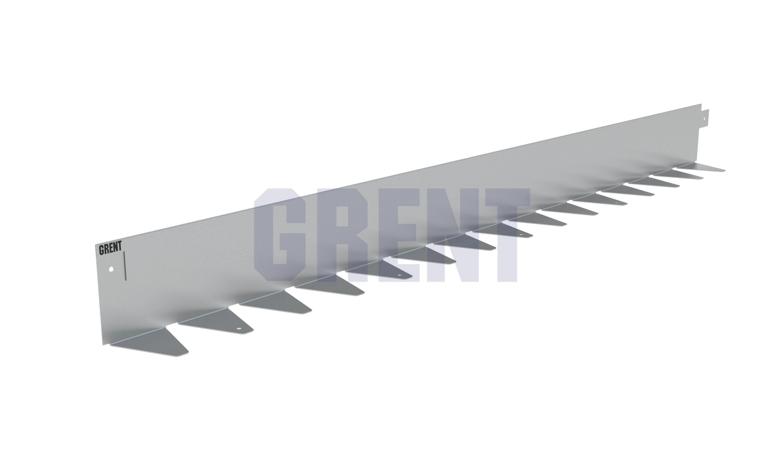 Бордюр стальной GRENT BR L-образный 1200*100, 1,5, нержавеющий