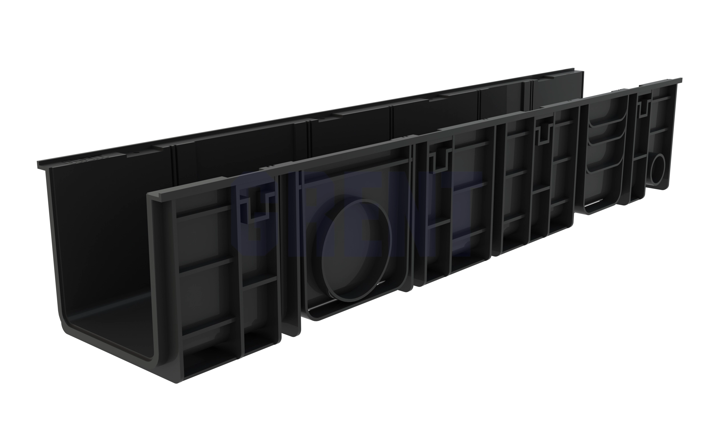 Лоток водоотводный пластиковый GRENT PlasT DN150 H185