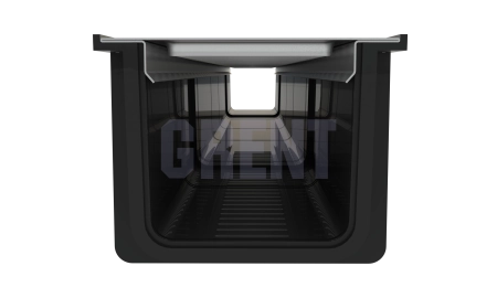 Лоток пластиковый GRENT PlasT EcoZ DN100 H100 с решеткой стальной оцинкованной