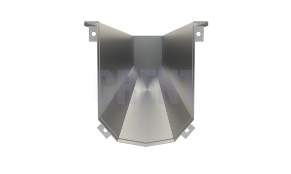 Лоток водоотводный мостовой GRENT MosT подвесной 400 торцевой