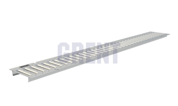 Водоотводная решетка стальная штампованная GRENT PlasT DN100 А15