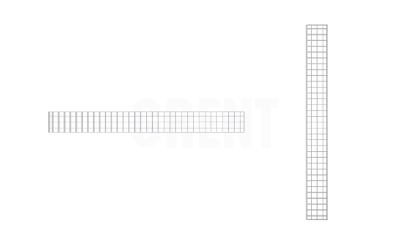 Решетка ячеистая из нержавеющей стали GRENT S 300 ПС