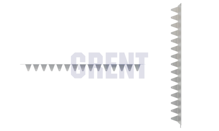 Бордюр стальной GRENT BR L-образный 1200*200, 1,5, оцинкованный