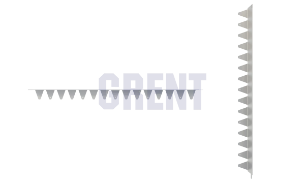 Бордюр стальной GRENT BR L-образный 1200*150, 1,5, нержавеющий