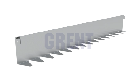 Бордюр стальной GRENT BR L-образный 1200*200, 1,5, оцинкованный