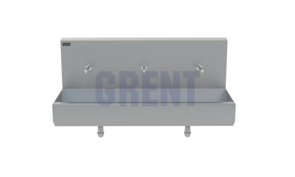 Умывальник 3-секционный подвесной GRENT-P-03