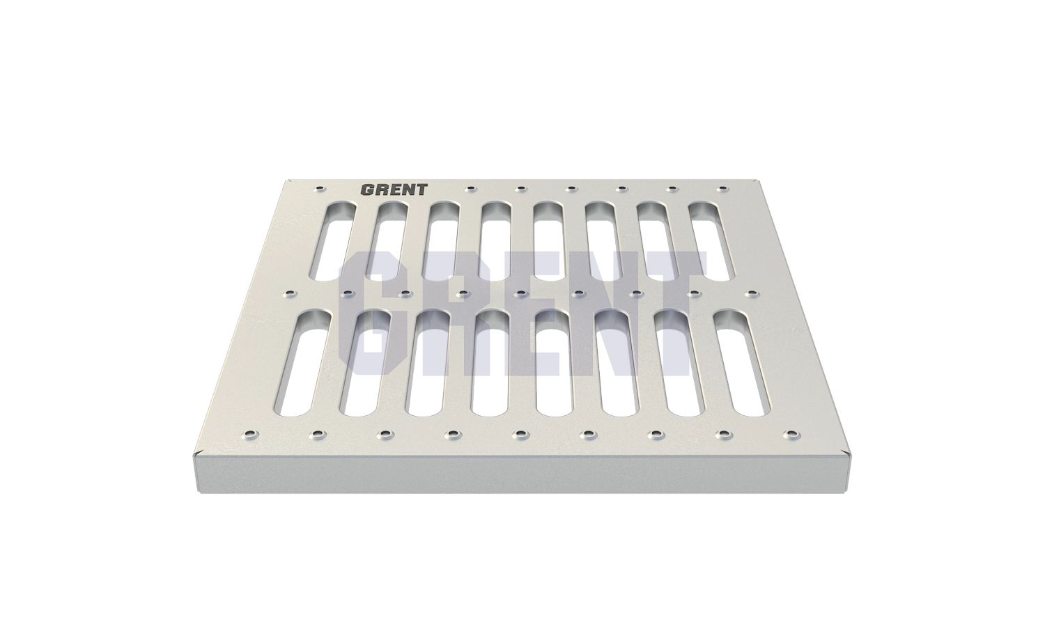 Штампованная решетка стальная GRENT PlasT 300х300 А15