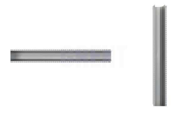 Лоток водоотводный мостовой GRENT MosT подвесной 400 торцевой