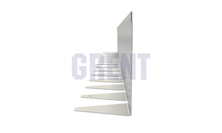 Бордюр стальной GRENT BR L-образный 1200*130, 1,5, оцинкованный