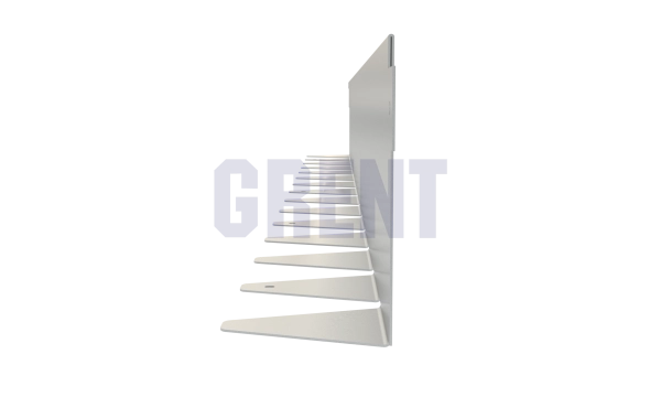 Бордюр стальной GRENT BR L-образный 1200*120, 1,5, нержавеющий