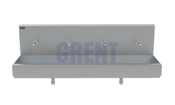 Умывальник 4-секционный подвесной GRENT-P-04