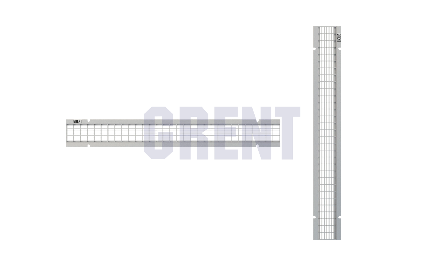 Решетка ячеистая стальная GRENT PlasT DN100 B125