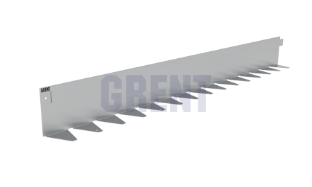 Бордюр стальной GRENT BR L-образный 1200*130, 1,5, оцинкованный