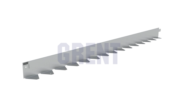 Бордюр стальной GRENT BR L-образный 1200*70, 1,5, нержавеющий