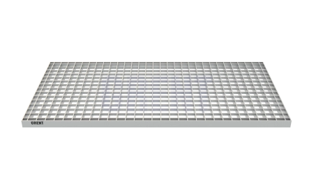 Прессованный настил из нержавеющей стали GRENT 33х33 500х1000