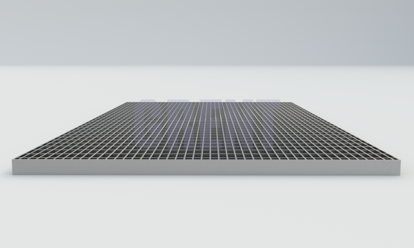 Прессованный настил из нержавеющей стали GRENT 33х11 490х990