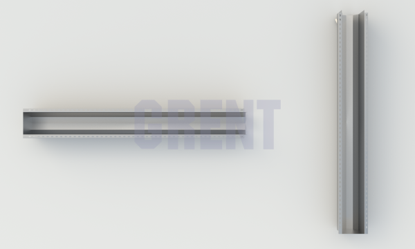 Лоток водоотводный мостовой GRENT MosT подвесной 150 торцевой