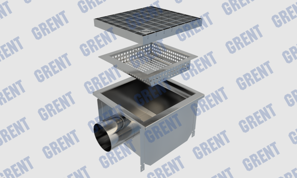 Трап GRENT KV 200. БВ. 110 (выход сбоку)