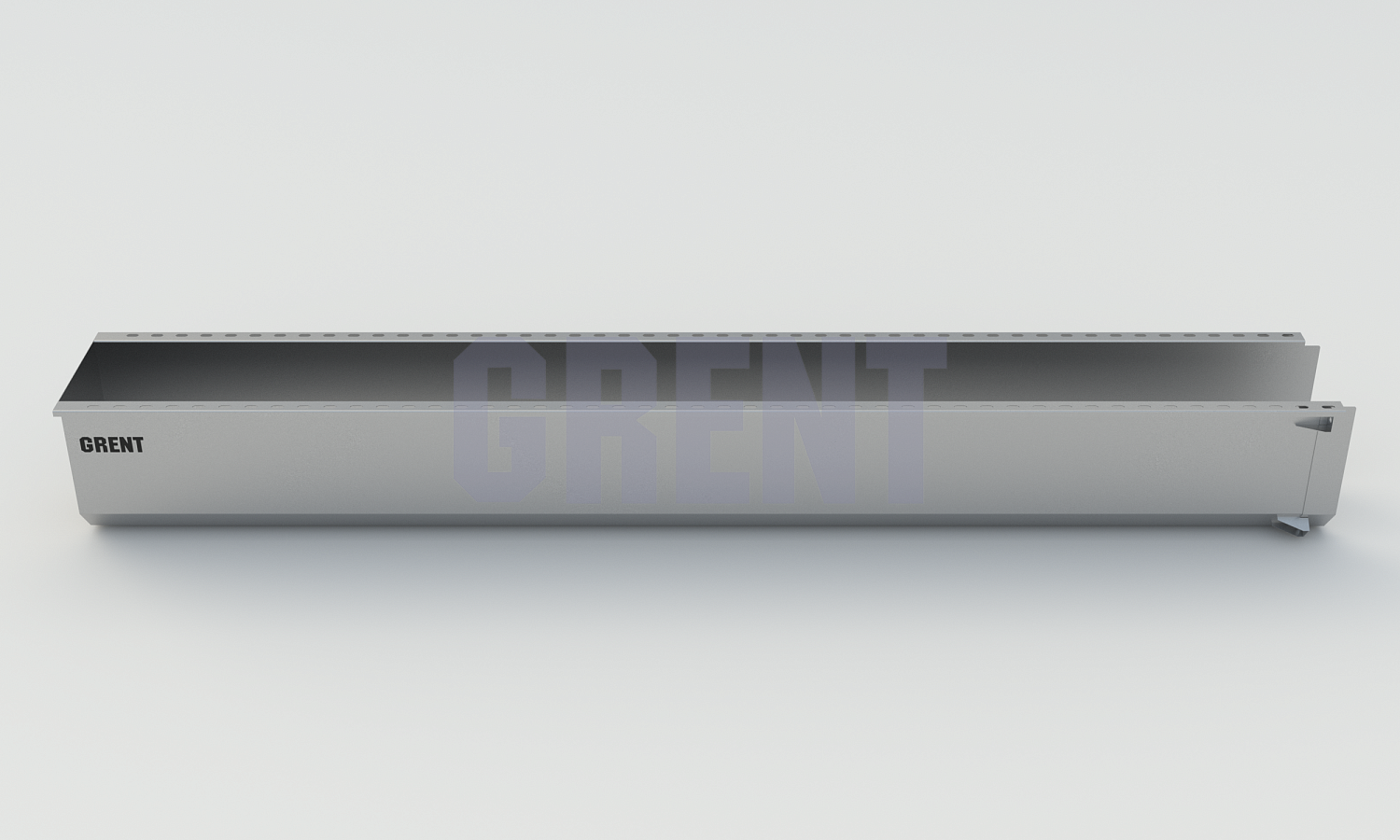 Лоток водоотводный мостовой GRENT MosT подвесной 150 торцевой