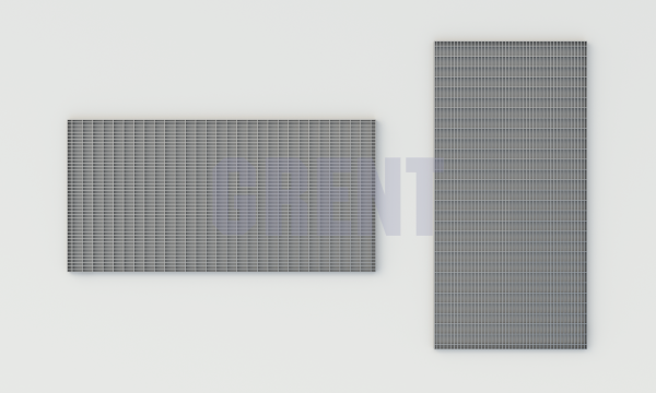 Прессованный настил из нержавеющей стали GRENT 33х11 490х990