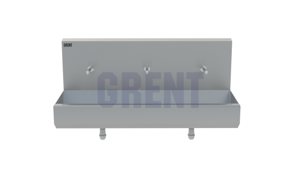 Умывальник 3-секционный подвесной GRENT-P-03