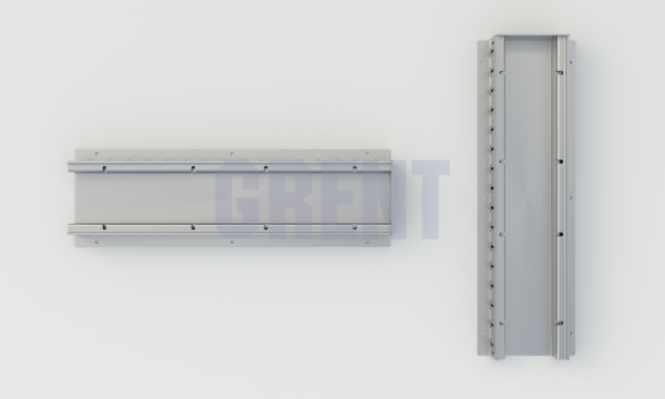 Лоток водоотводный мостовой GRENT MosT 160 торцевой