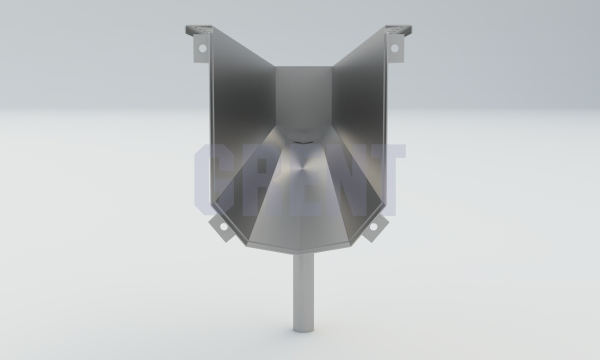 Лоток водоотводный мостовой GRENT MosT подвесной 150 выпускной торцевой