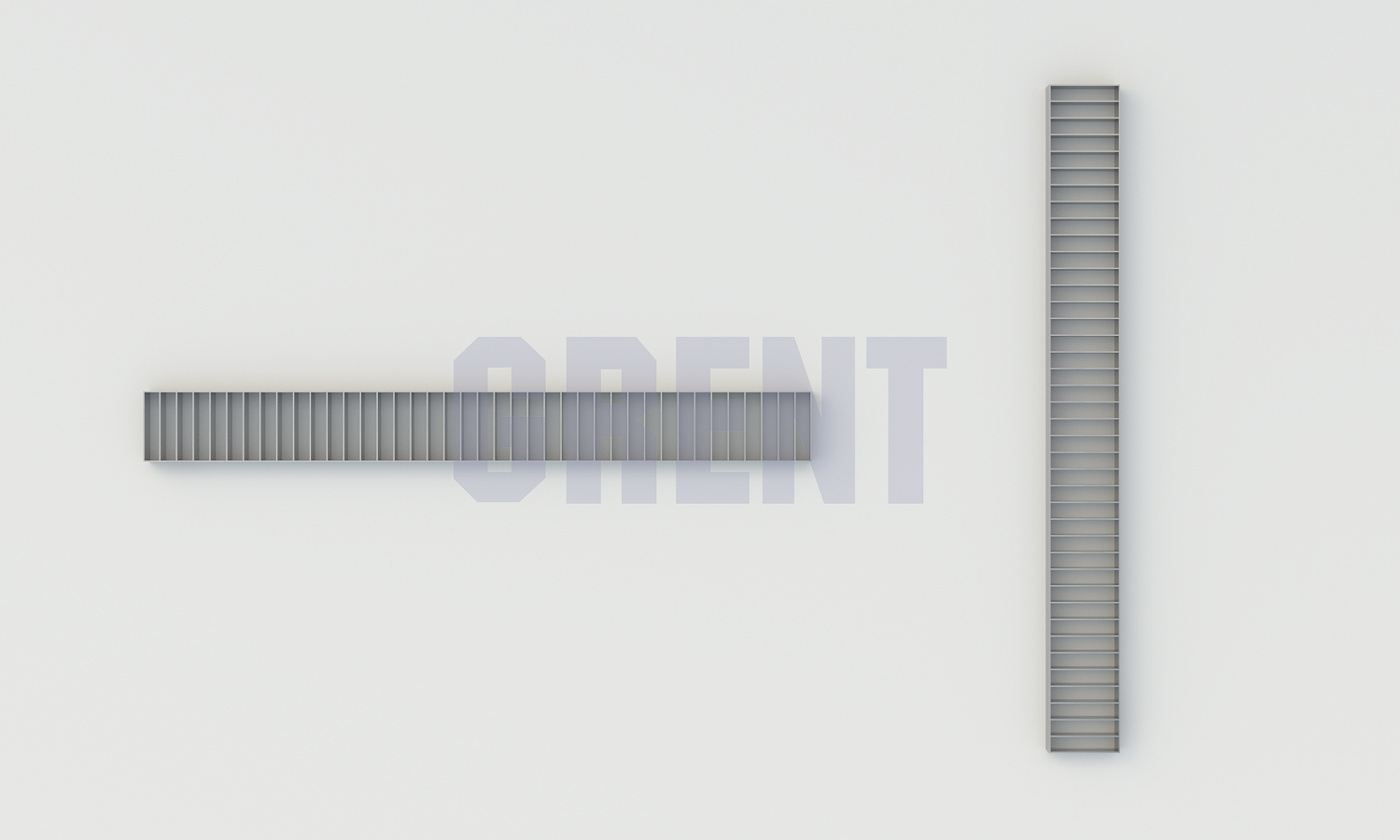 Решетка щелевая из нержавеющей стали GRENT S 120