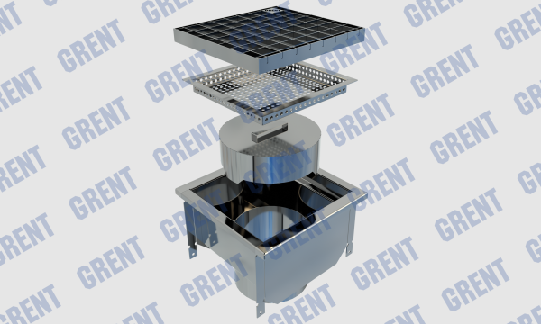 Трап GRENT KV 300. ВВ. 200  (выход снизу)