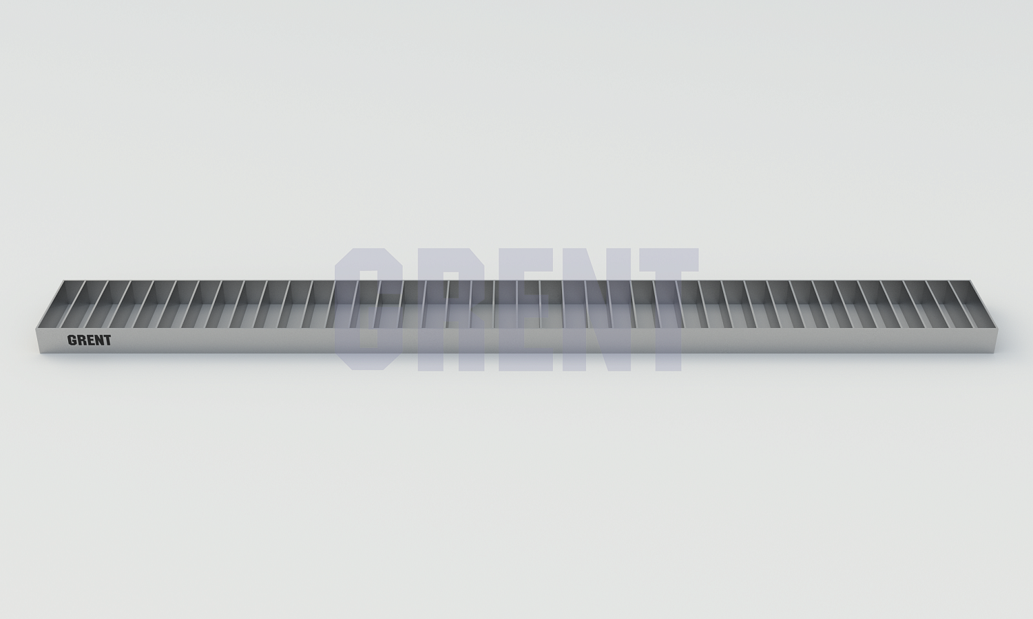 Решетка щелевая из нержавеющей стали GRENT S 120